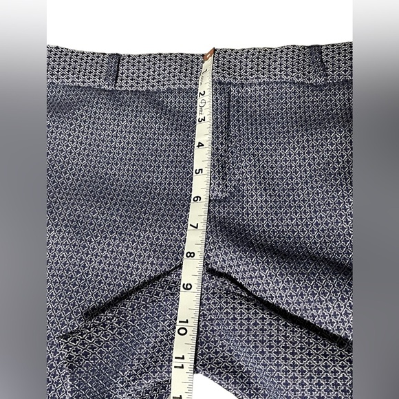 Banana Republic Shorts |Tailored Diamo Blue Shorts Color:Blue Size:4p - Picture 4 of 6